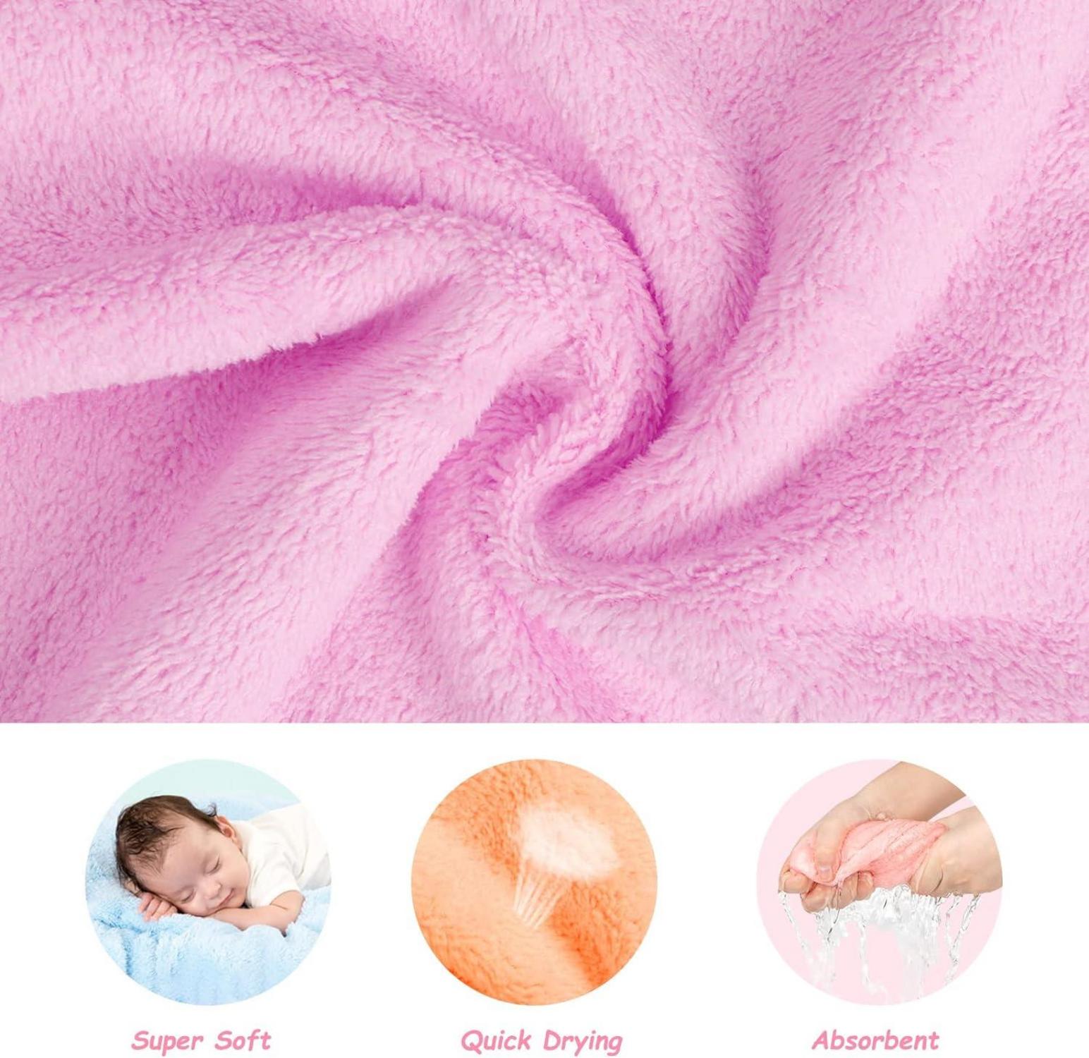 Baby Waschlappen Mikrofaser Korallen-Fleece super weich saugfähig