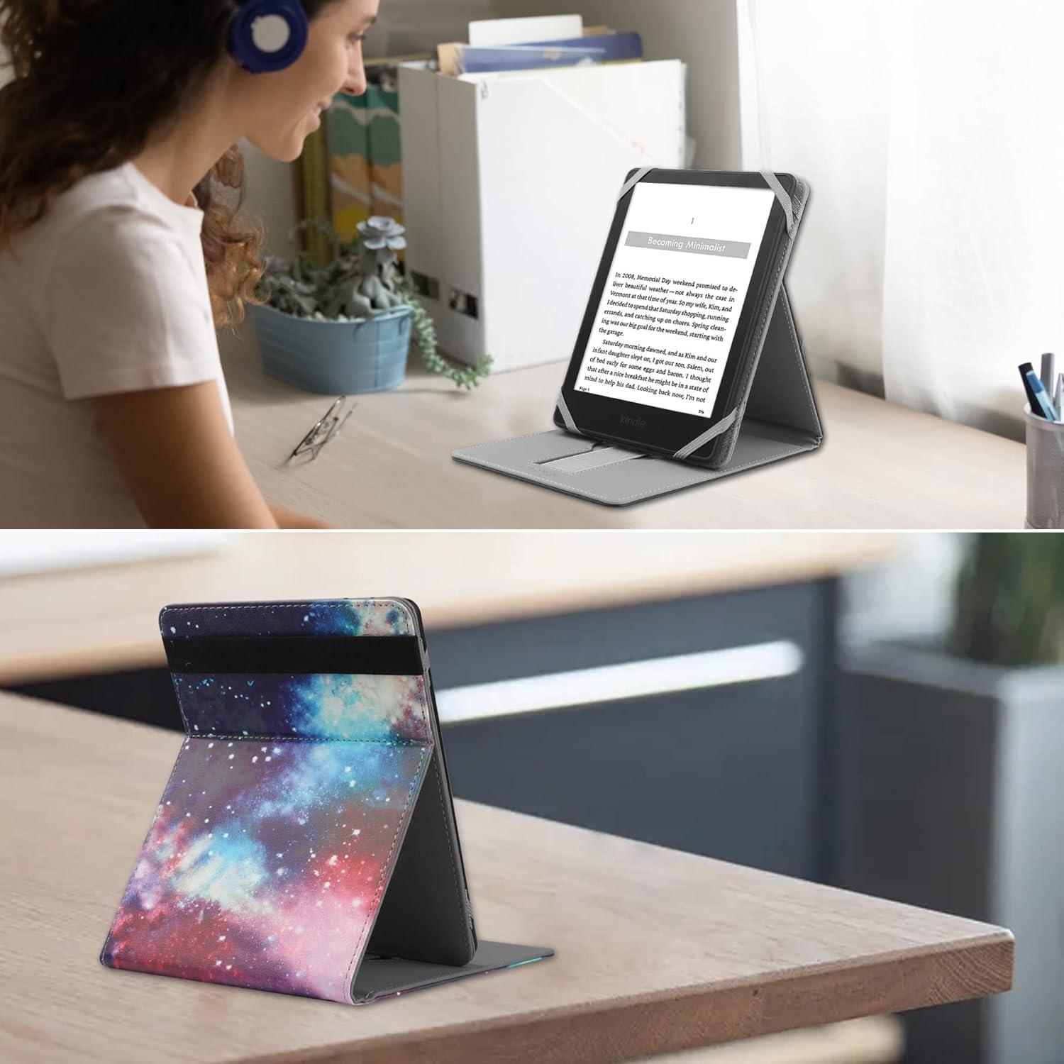 Ebook Reader Hülle 6.8'' Vertikal Flip Ständer Galaxis