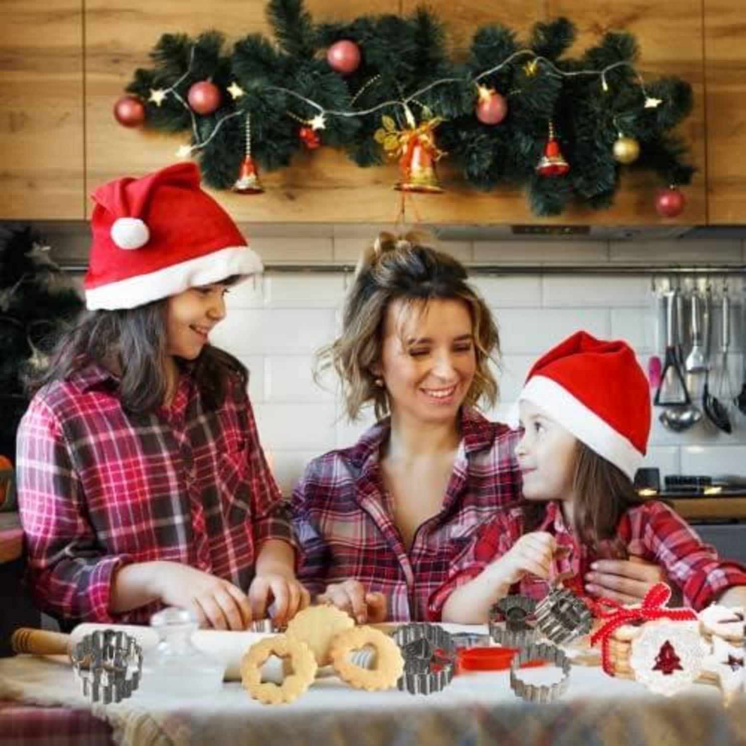 Plätzchen Ausstecher Set 9 Stück Weihnachten Linzer Edelstahl für