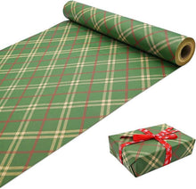 Weihnachts Geschenkpapier 43cm x 15M Kraftpapier festliches Design