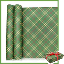 Weihnachts Geschenkpapier 43cm x 15M Kraft Recycling Design