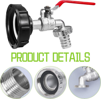 IBC Tank Zubehör 1000l Auslaufhahn Regentonne AdapterIKEA