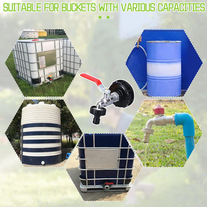 IBC Tank Auslaufhahn Adapter Switch Regentonne 1000l Zubehör