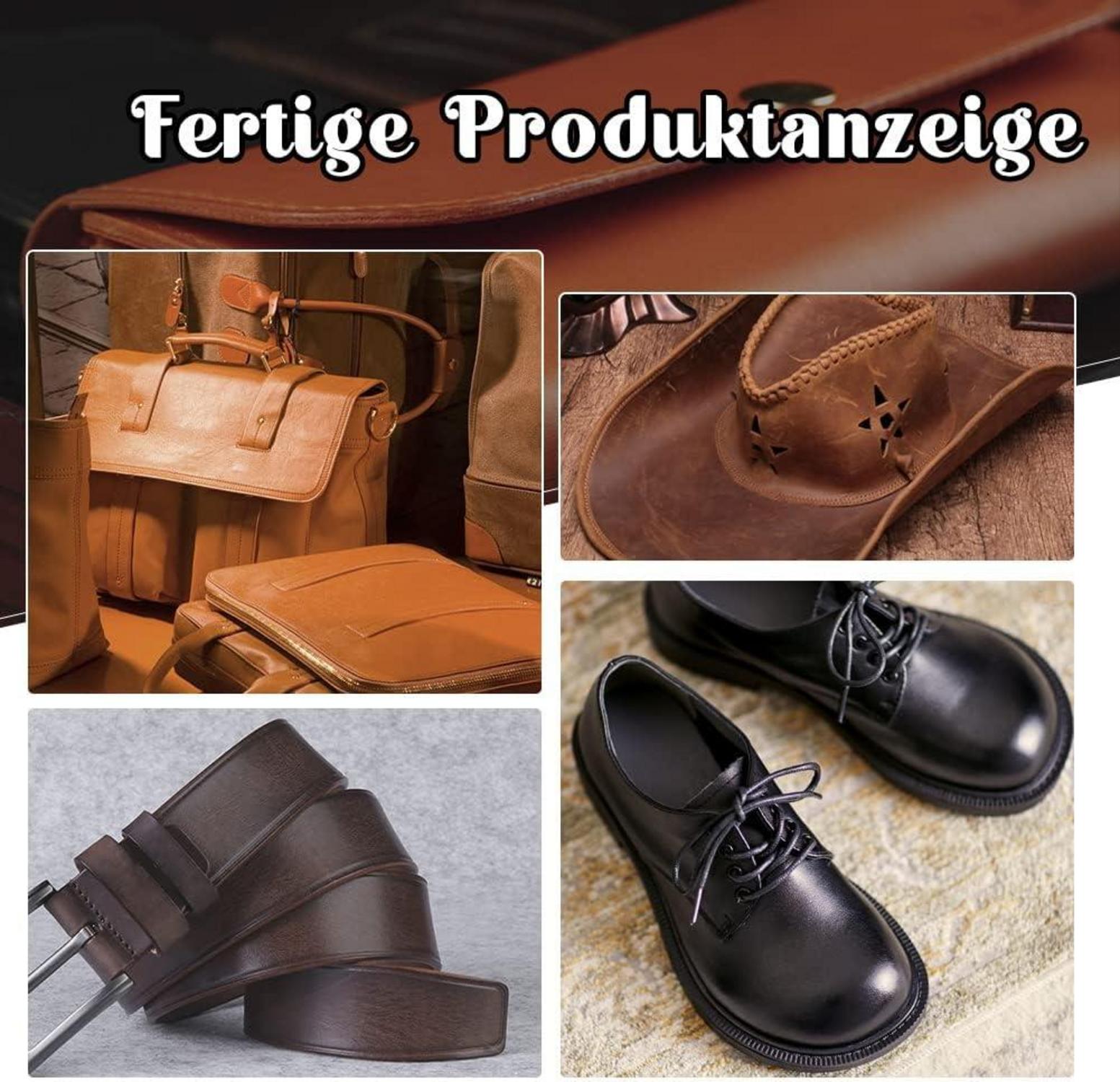 Professionelles Lederhandwerk-Set mit Fadennahtrille & Zubehör