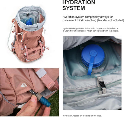 MOUNTAINTOP Trekkingrucksack 60L Wanderrucksack Outdoor Rucksack