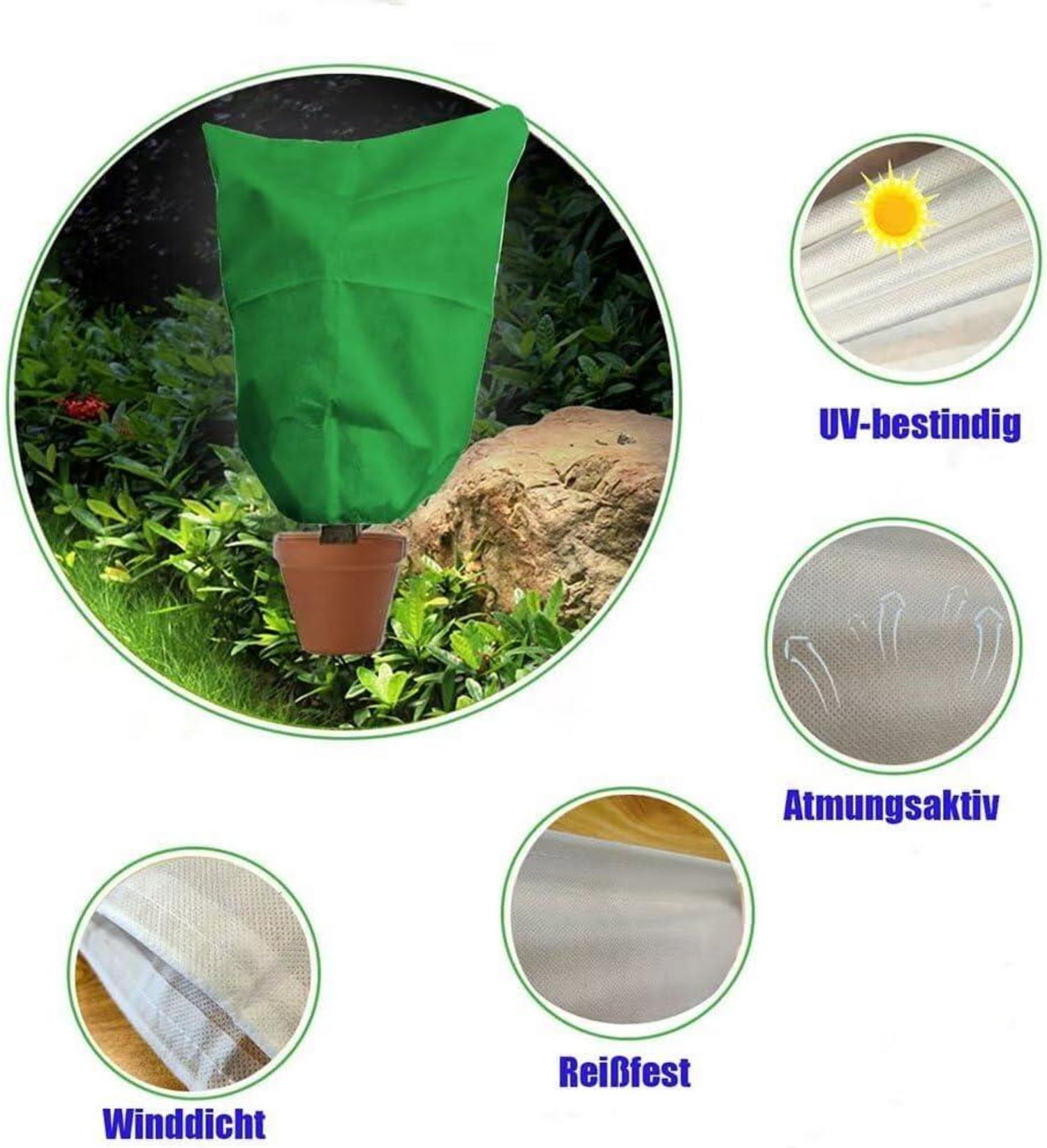 Winterschutz Pflanzenabdeckung Reißverschluss Baum Balkon 280x300cm
