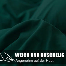 Soifox Bettwäsche Mikrofaser 6tlg. Grün 135x200cm mit