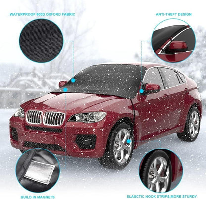 Frontscheibenabdeckung Auto Winter Windschutz Magnet 175x120cm