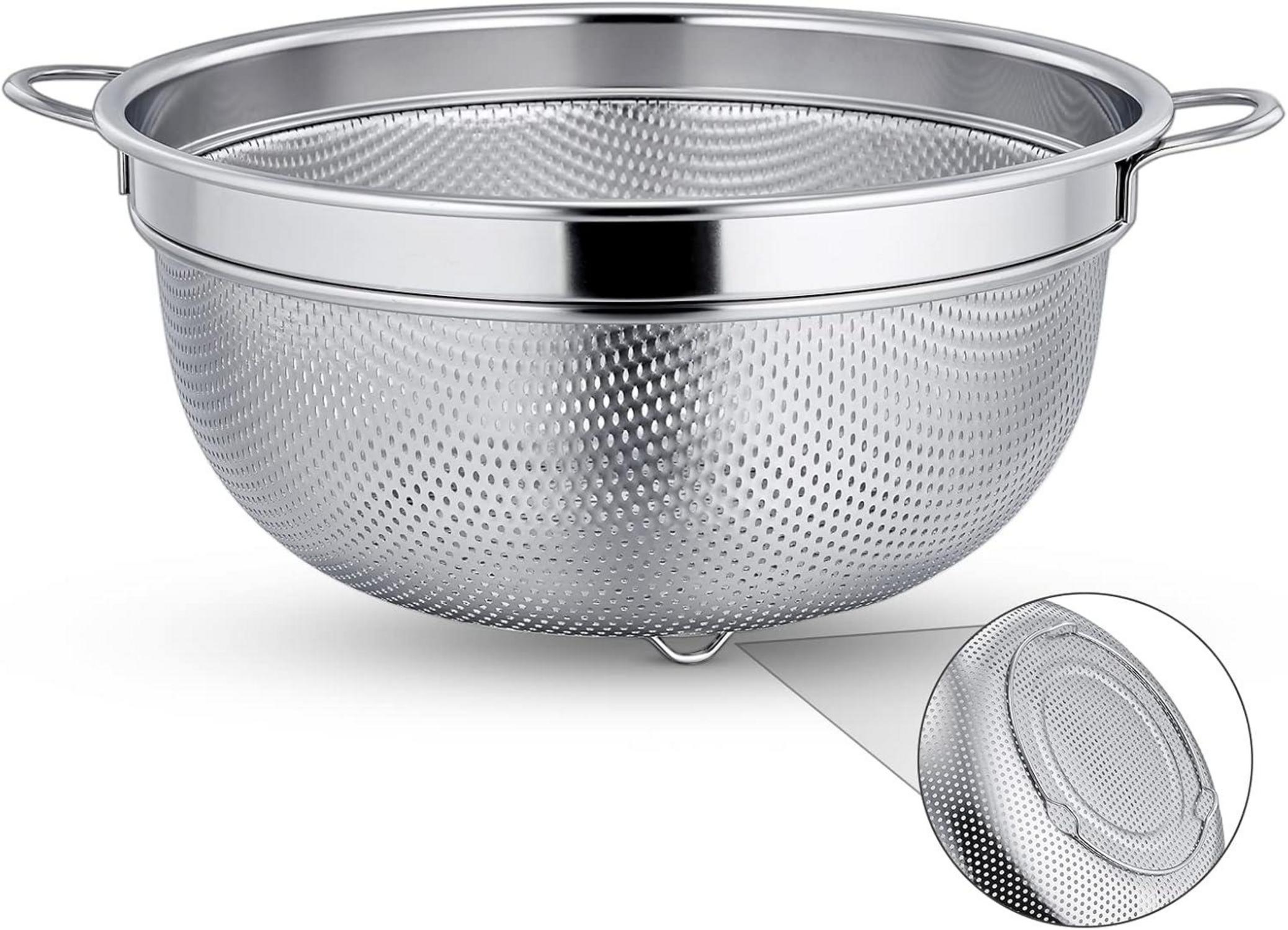 Edelstahl Mikro-perforiertes Küchensieb mit Griffen 19,5cm