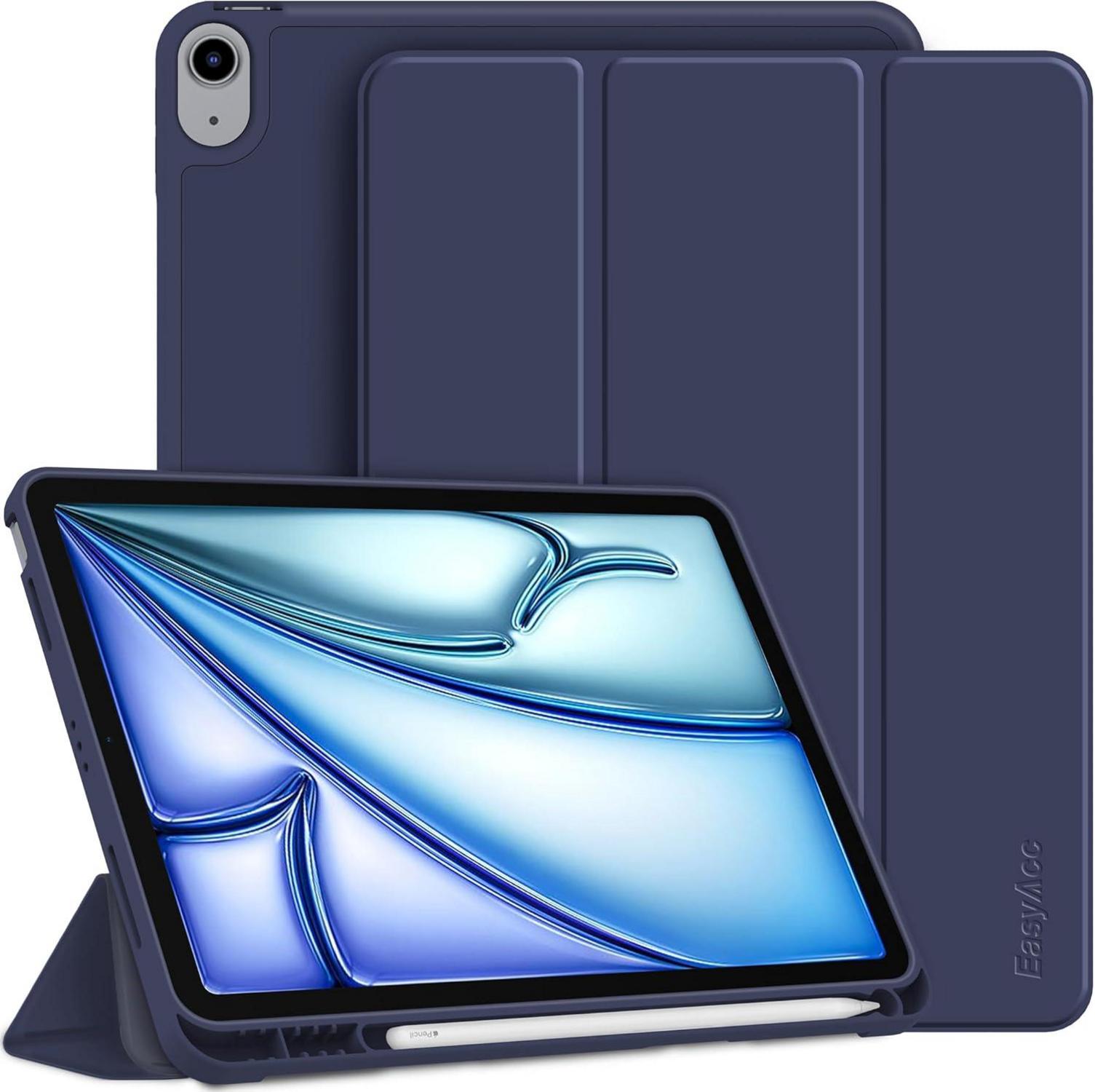 Schutzhülle für iPad Air M2 11 Zoll mit Stifthalter Blau