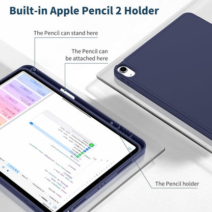 iPad Air M2 Hülle 11 Zoll Ständer Stifthalter TPU Blau