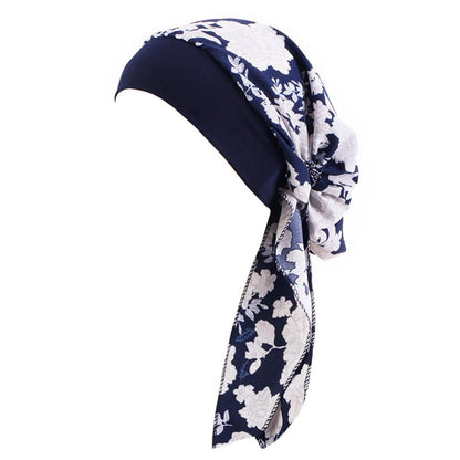Chemo Turban Damen – Florales Kopftuch für Haarverlust & Styling