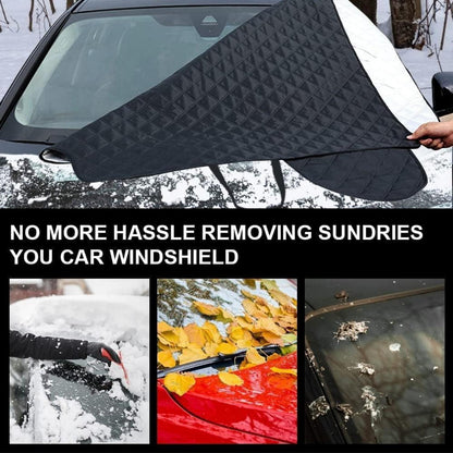 Frontscheibenabdeckung Auto Winter Windschutz Magnet Fixierung