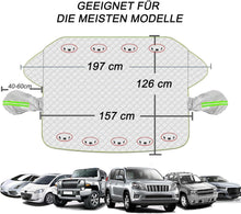 Frontscheibenabdeckung Auto Magnet Fixierung Winterabdeckung