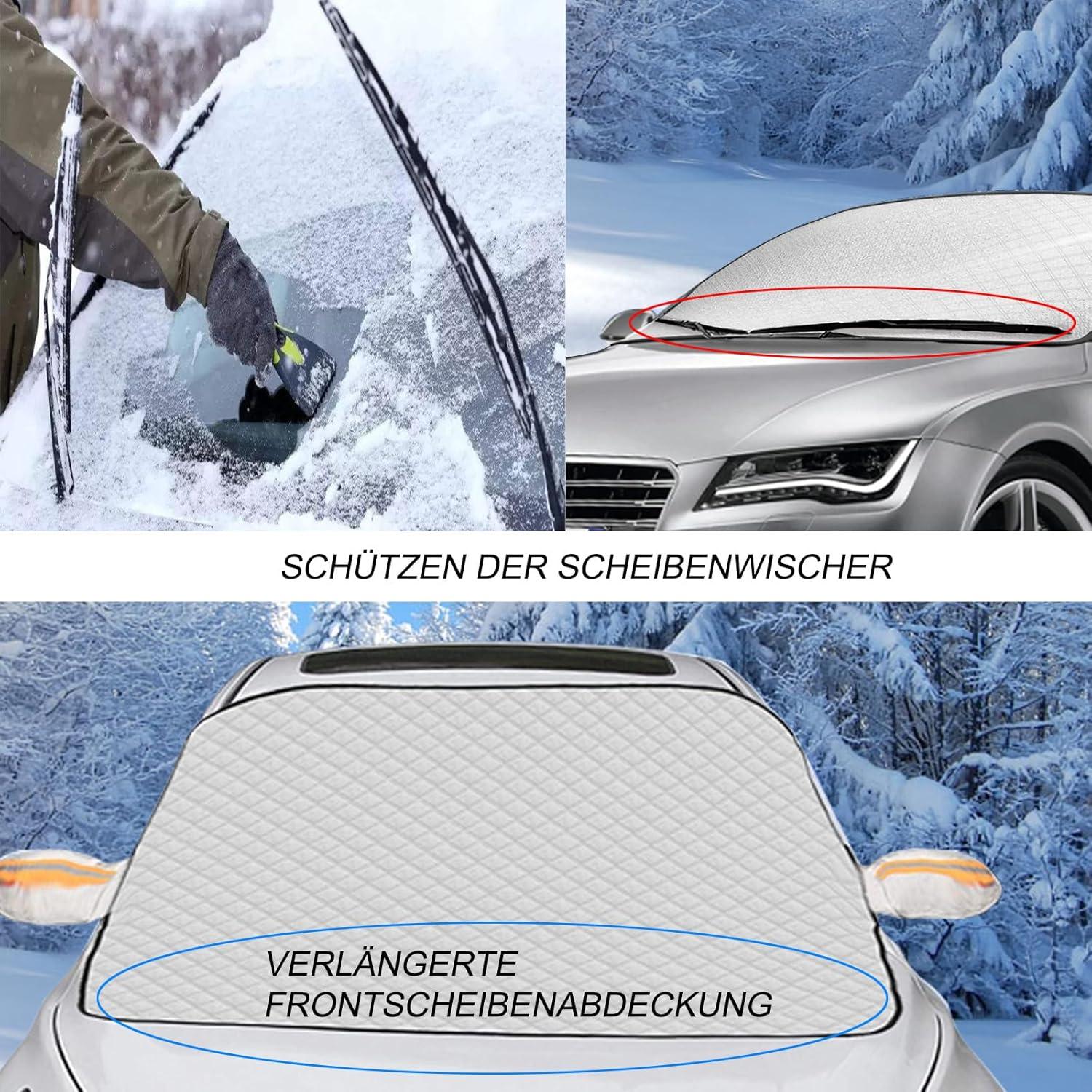 Auto Frontscheibenabdeckung mit Seitenspiegelabdeckung Magnet Fixierung 157 * 126 cm