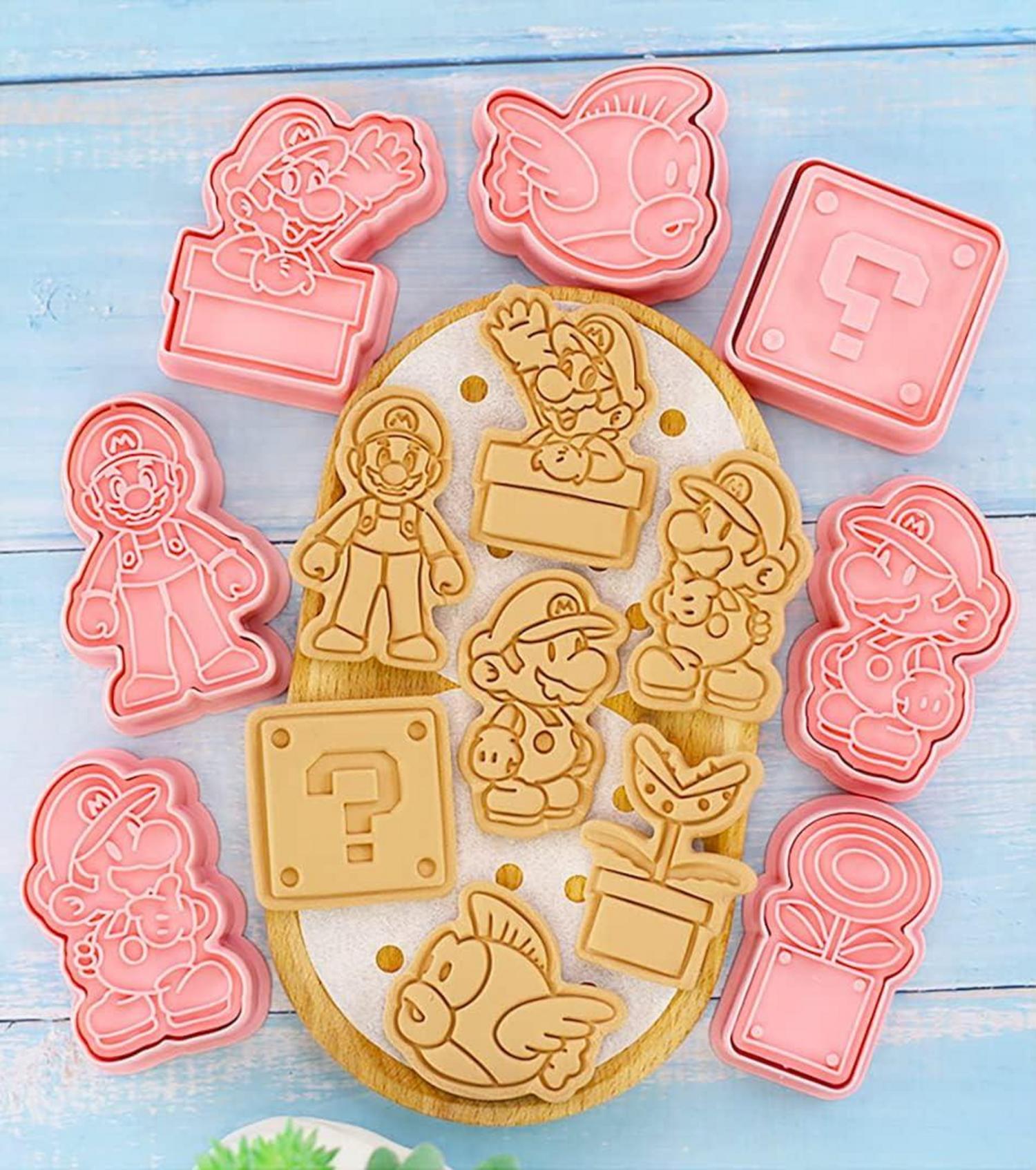 8-teiliges Cartoon-Motiv Plätzchen Ausstecher Set für Kinder Party