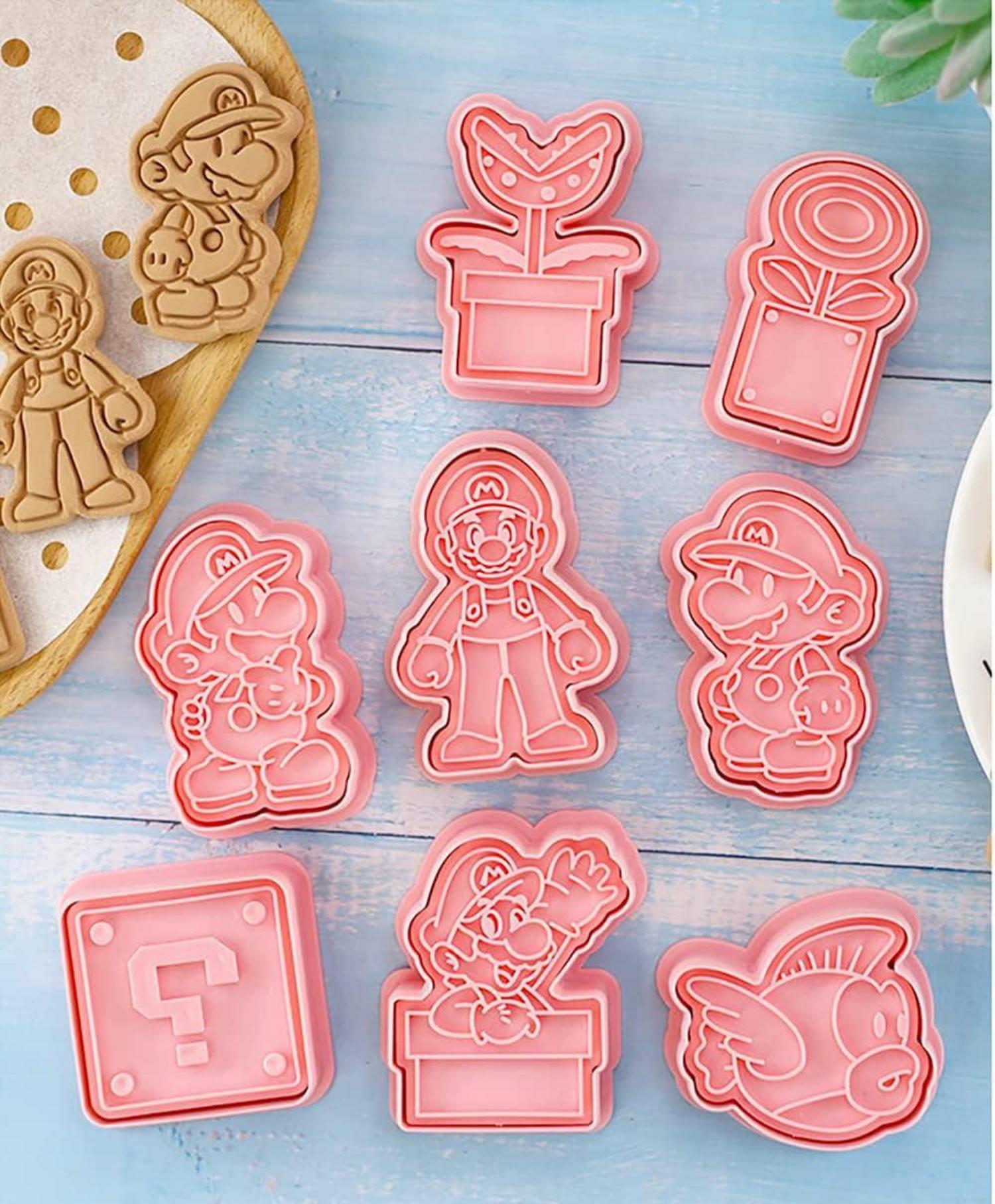 8-teilige Keks Ausstecher Set für Kinder Party 3D Cartoon Motiv