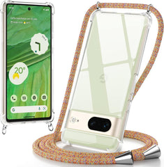 Handyhülle mit Band für Google Pixel 7 6,3 Zoll - Transparent