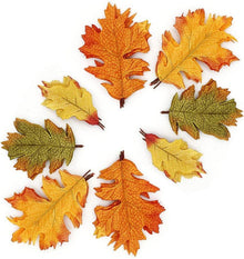 Künstliche Herbstahornblätter 25 Stück für Herbstbasteleien