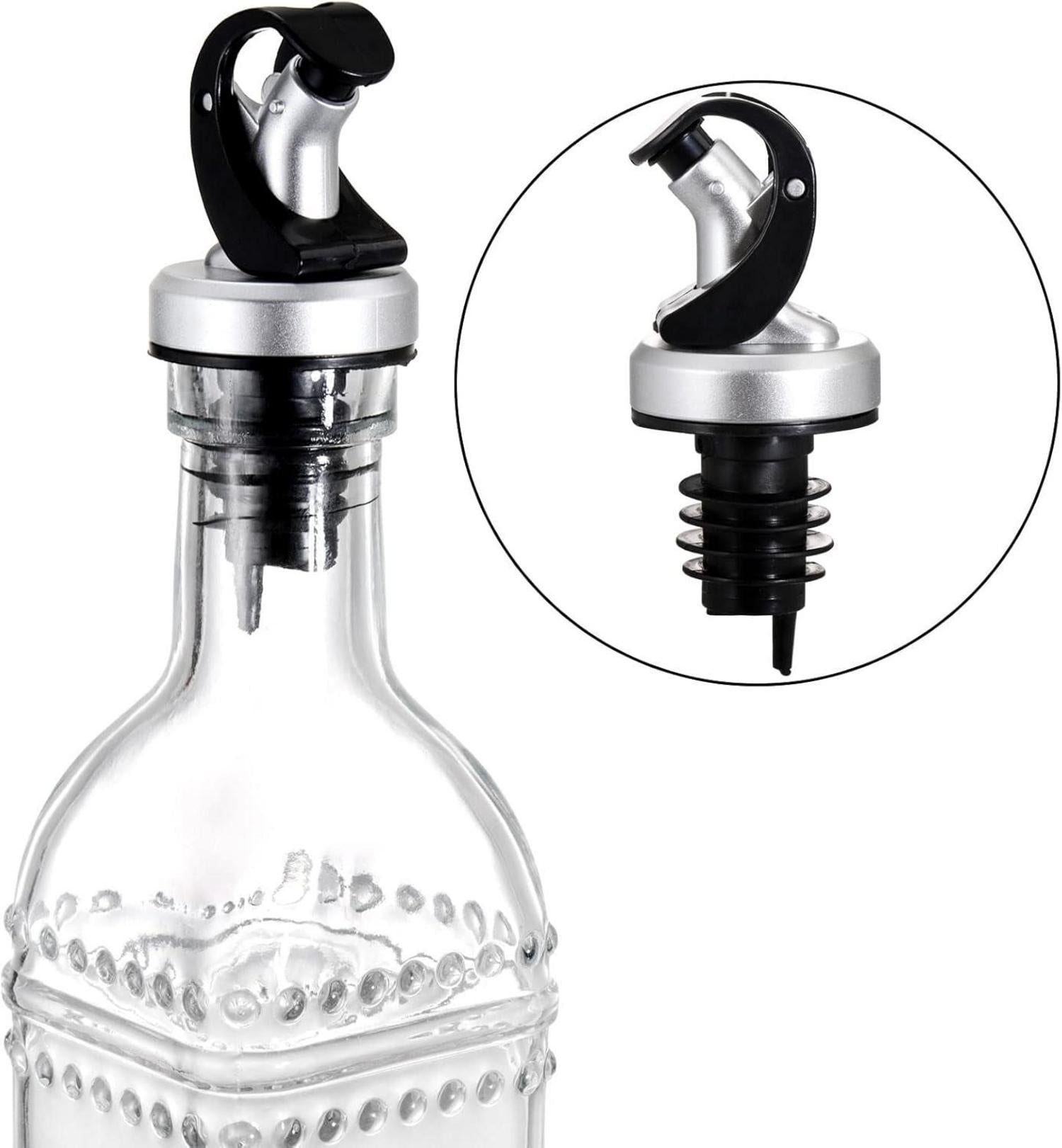 Peohud Glasöl-Set 6 Stk., 500ml, Ausgießer, Trichter, Etiketten