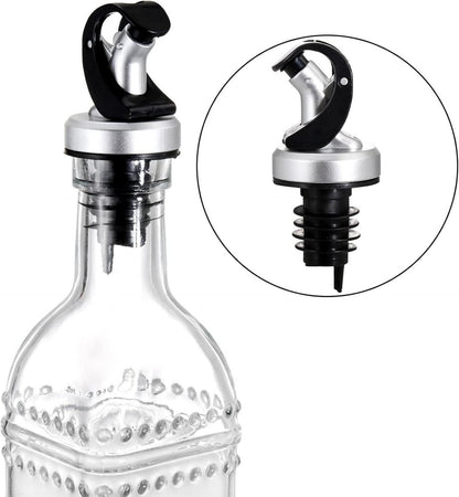 Peohud Glasöl-Set 6 Stk., 500ml, Ausgießer, Trichter, Etiketten