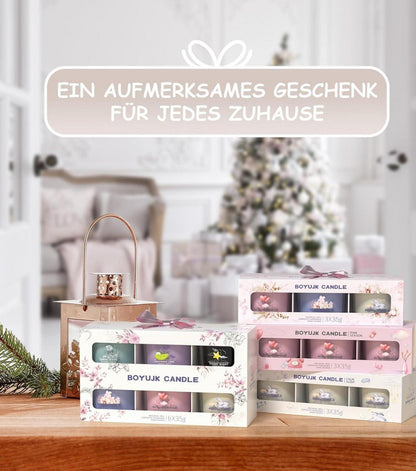 Schlafkerzen Set Lavendel Kamille | Entspannungsgeschenke für Frauen
