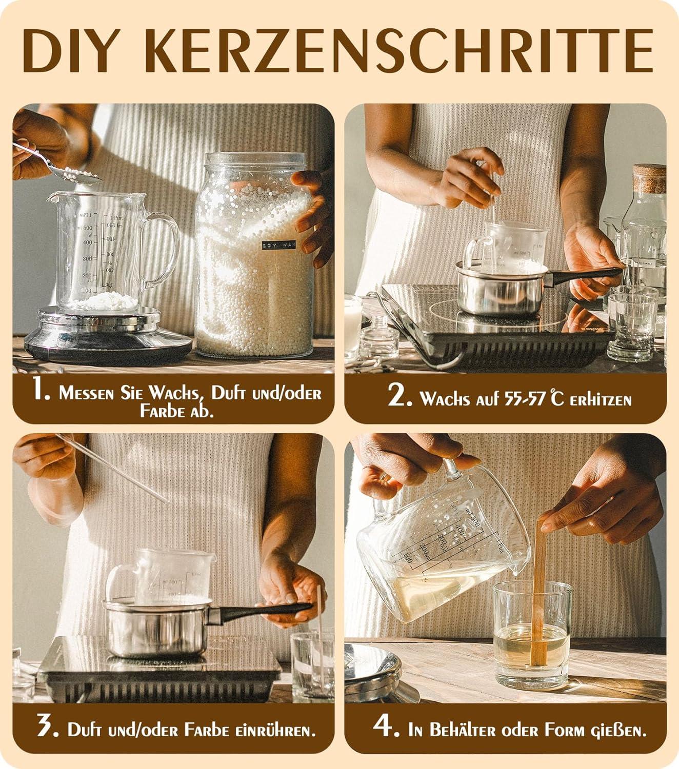 Sojawachs Kerzenwachs 100% natürliche biologisch 200g