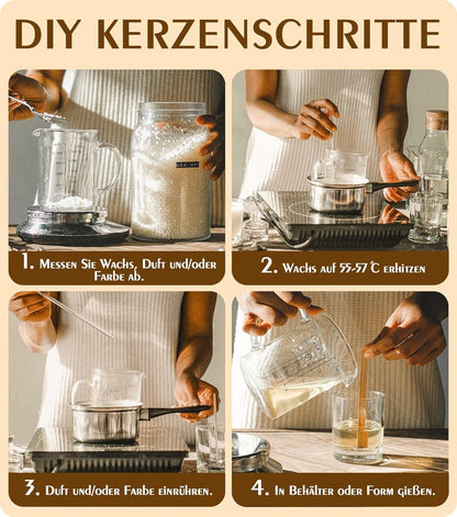 Sojawachs Kerzenwachs 100% natürliche biologisch 200g