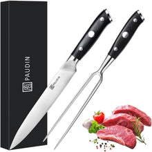 Messerset mit Fleischmesser 20 cm Fleischgabel 18 cm