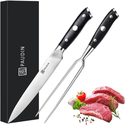 Messerset mit Fleischmesser 20 cm Fleischgabel 18 cm