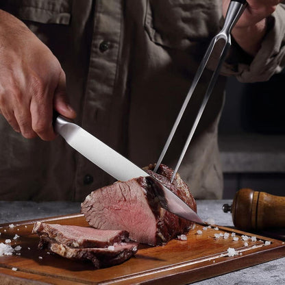 Messerset mit Fleischmesser 20 cm Fleischgabel 18 cm