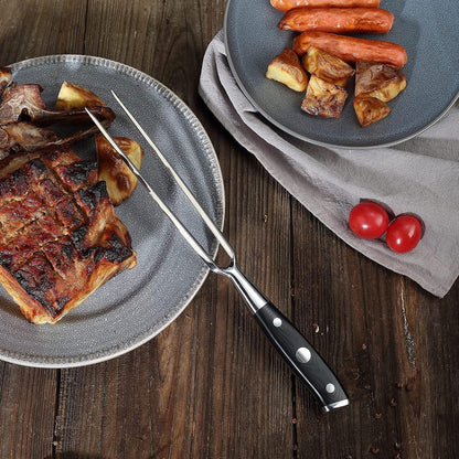 Messerset mit Fleischmesser 20 cm Fleischgabel 18 cm