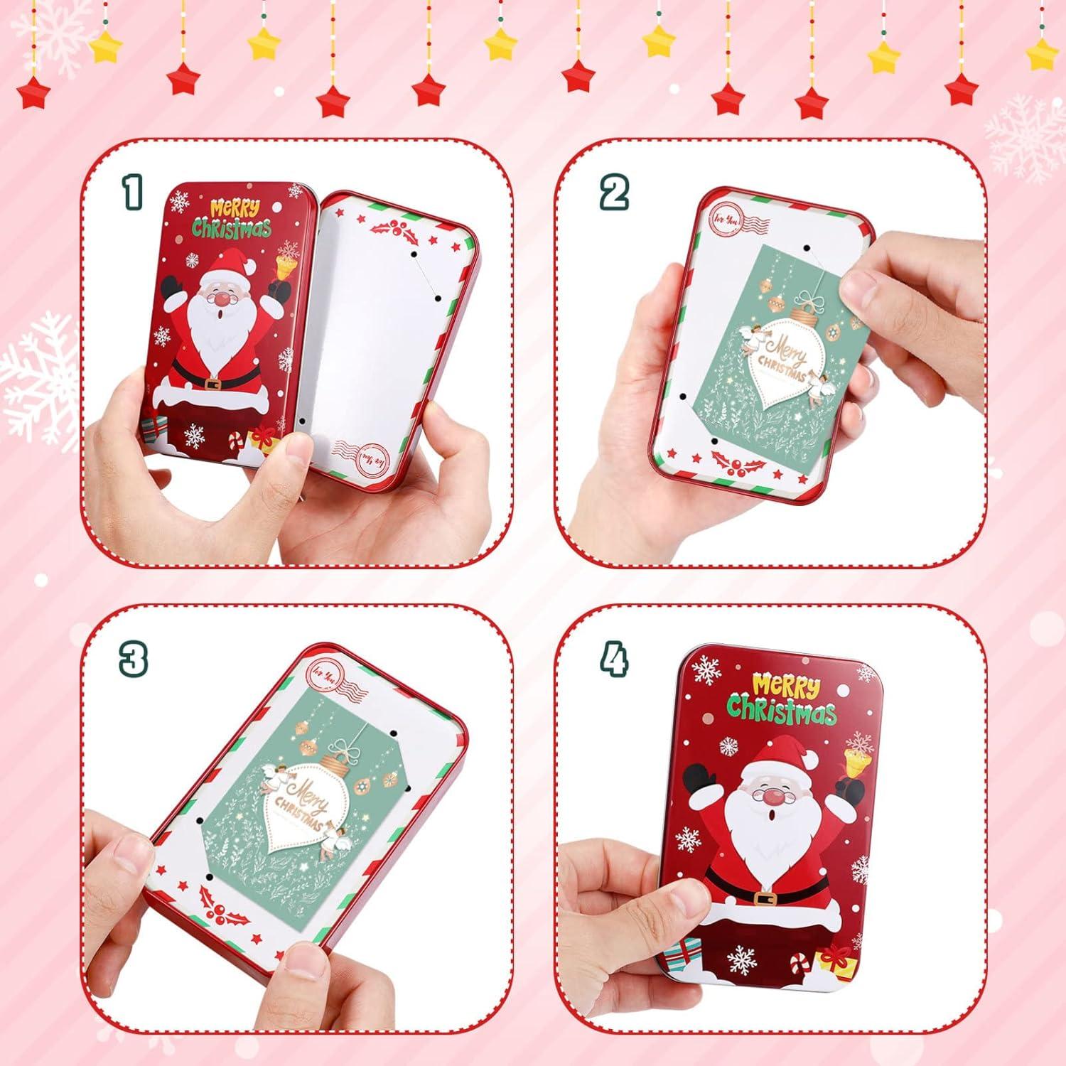 Weihnachtsgeschenkkartenboxen 8tlg. mit verschiedenen Designs