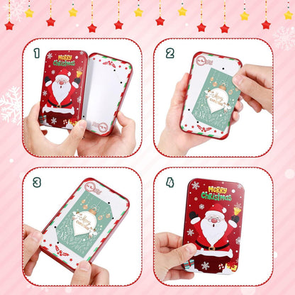 Weihnachtsgeschenkkartenboxen 8tlg. mit verschiedenen Designs
