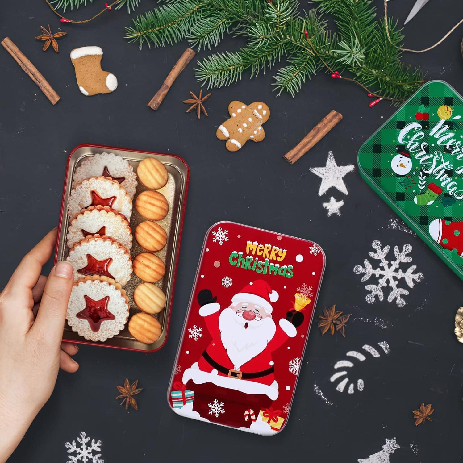 8er Set Weihnachtskartenhalter Geldgeschenk Dosen Weihnachtsmuster