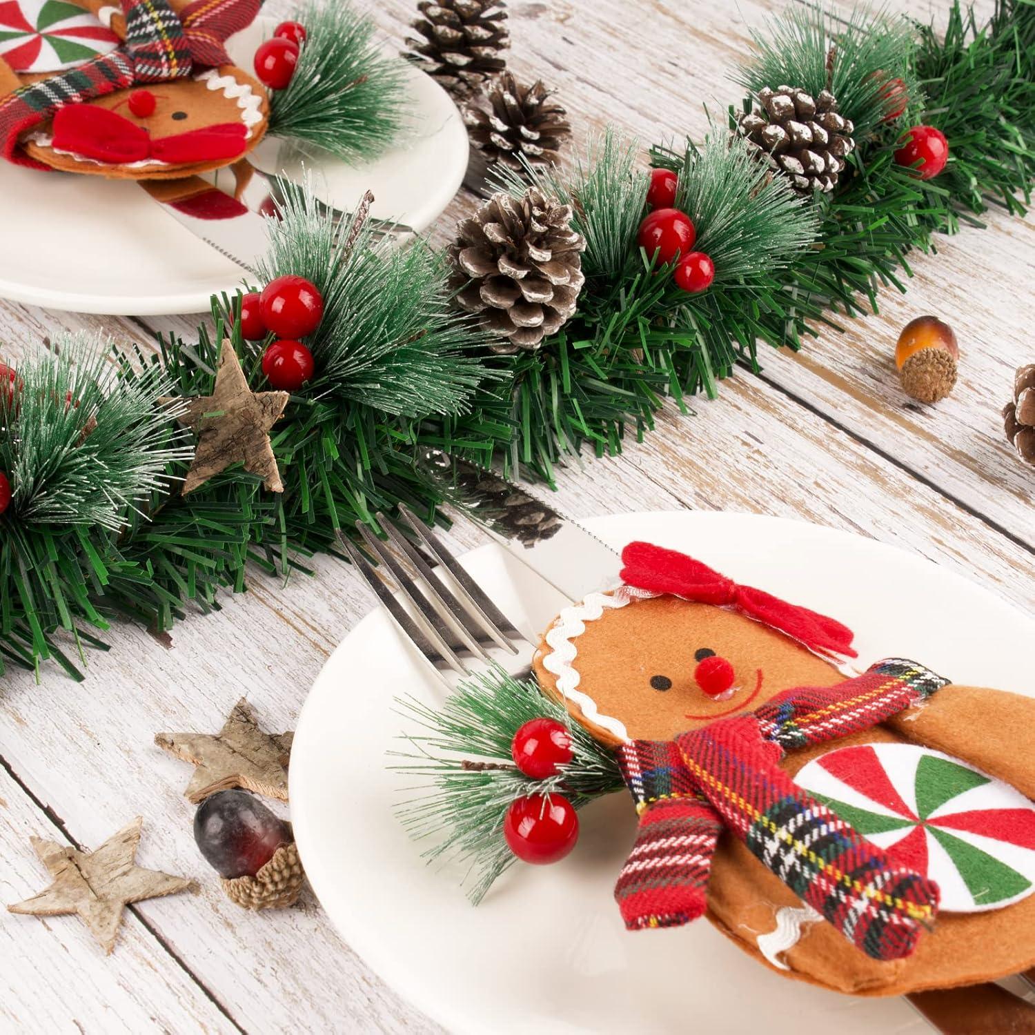 108-teiliges Weihnachtskranz Bastelzubehör Set Beeren Tannenzapfen