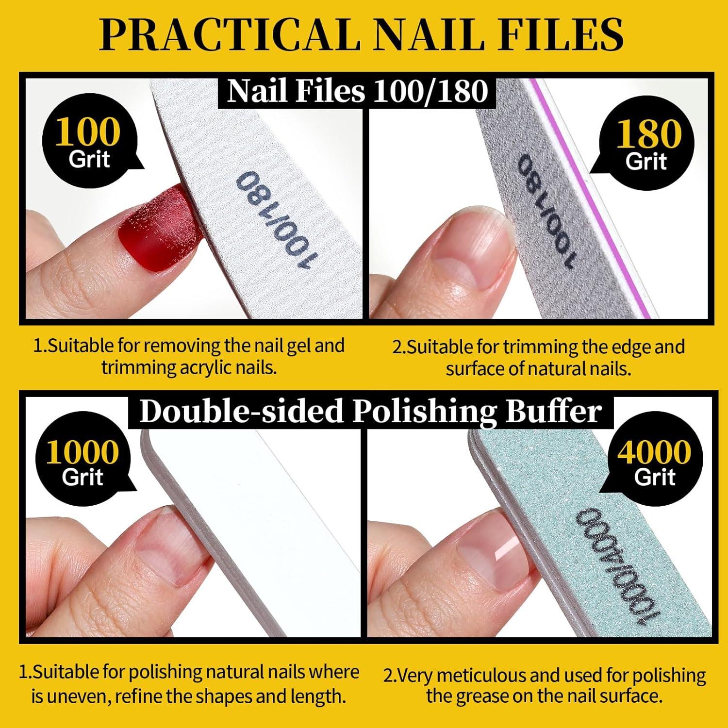 Professionelles Maniküre Set Nagelfeilen Buffer Eckenheber