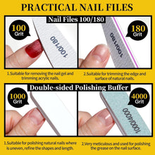 Professionelles Maniküre Set Nagelfeilen Buffer Eckenheber