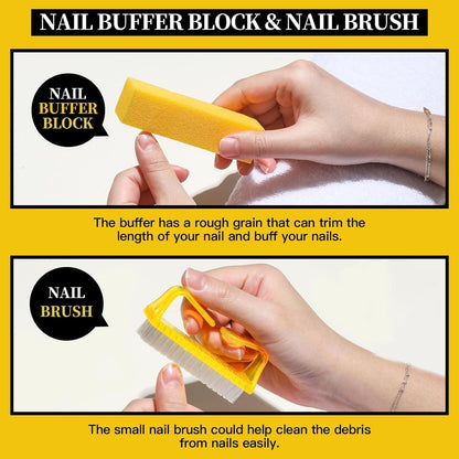 Professionelles Maniküre Set Nagelfeilen Buffer Pediküre