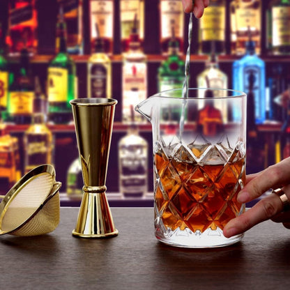 Premium Kristall Cocktailrührglas 18oz Zubehör für Barkeeper