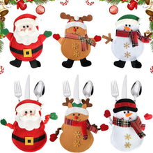 Weihnachts Bestecktaschen Set Weihnachtsdeko für Tischatti