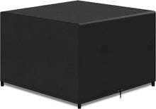 Schwarze Terrassenmöbel Abdeckung 125x125x71cm wasserdicht