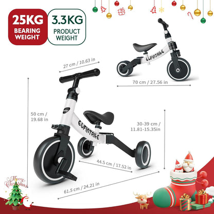 besrey 5-in-1 Laufrad Kinderdreirad ab 1J