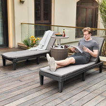 YITAHOME Sonnenliege Gartenliege wasserdicht verstellbare