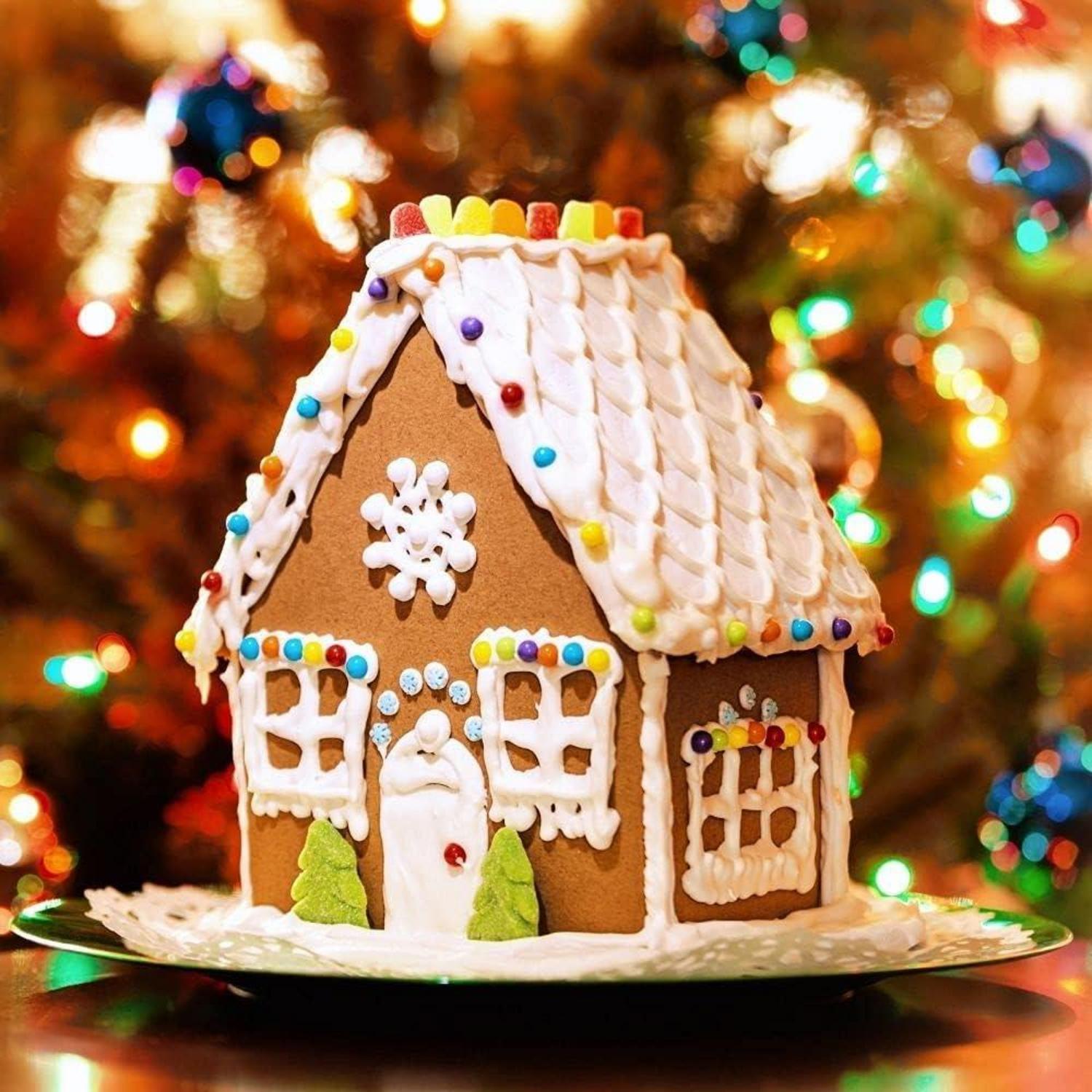 Christmas Lebkuchenhaus Ausstecher Weihnachtskeks Edelstahl Set 3D