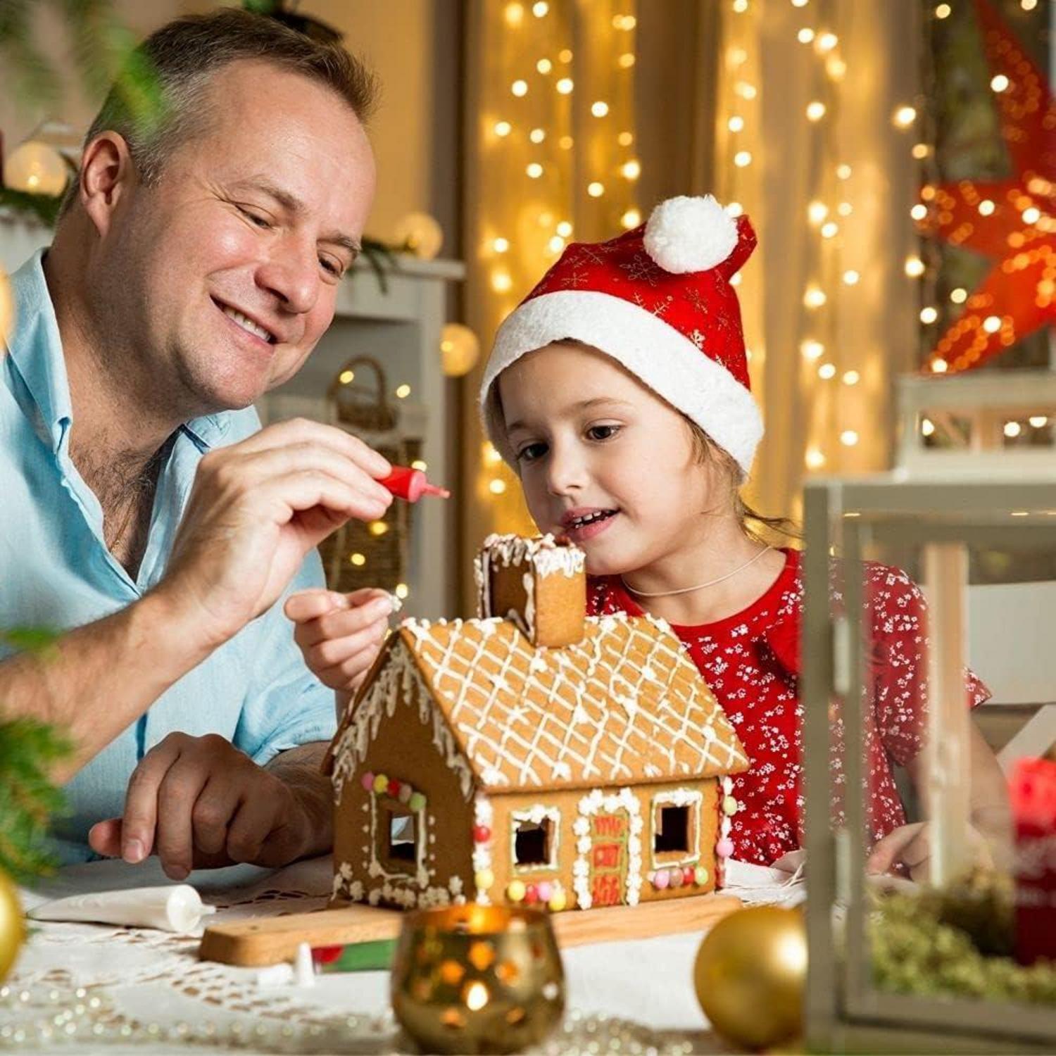 Weihnachtskeksausstecher Set Edelstahl Lebkuchenhaus Rentier Schlitten