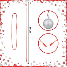 Weihnachtskugel Haken Set 200 Stück Baumschmuck Deko Rot