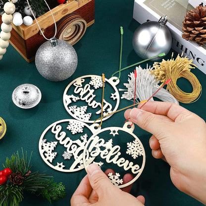 Weihnachtsbaumschmuck Haken Set 200 Stück Rot Christbaumkugel Aufhänger