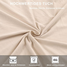 Stretch Stuhlhussen 4er Set – Beige für Esszimmer & Bankett