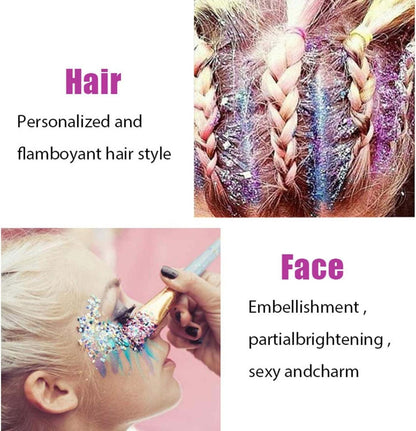 Glitter Gel For Face Hair Nails Holographic Makeup 50ml